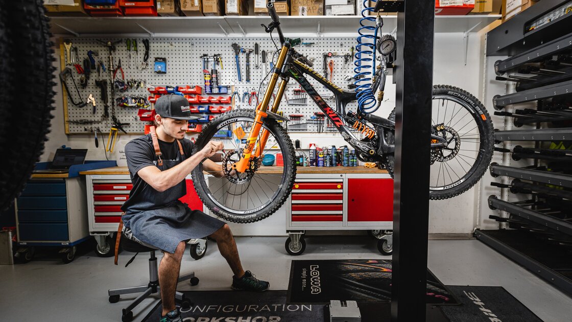 Bike repair store on sale